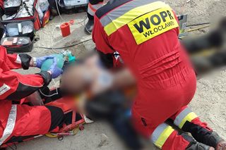 Tragiczny finał poszukiwań pod Włocławkiem. Ciało mężczyzny dryfowało w stawie