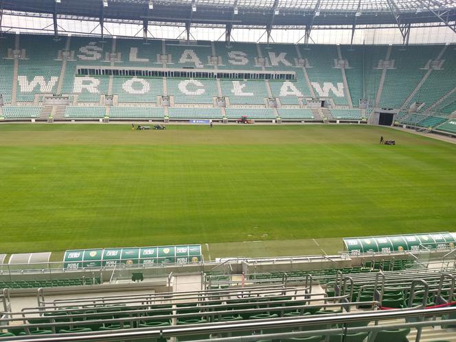 Murawa na Stadionie Wrocław zostanie zregenerowana