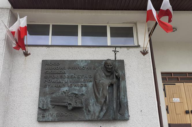 Tablica JP II Starachowice