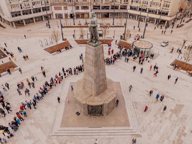 Plac Wolności w Łodzi po remoncie