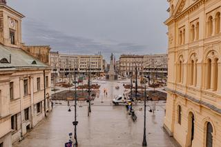 Plac Wolności w Łodzi już prawie gotowy