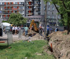 Rozbudowa targowiska Wolumen w Warszawie (maj 2025)