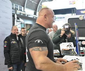 Targi Dach Forum w Kielcach z Mariuszem Pudzianowskim