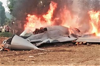 Katastrofa myśliwca MiG-29 w Indiach. Pilot zdążył się katapultować