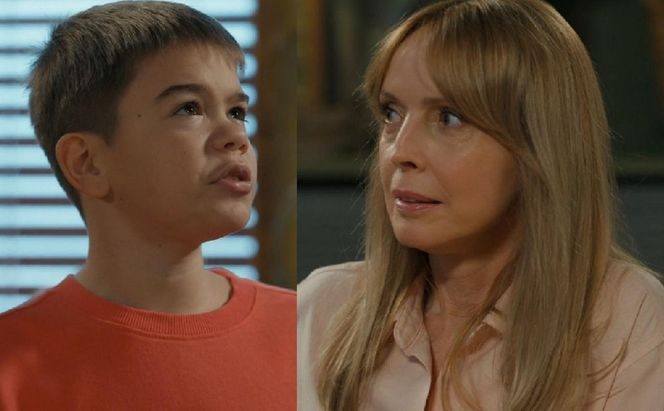 Barwy szczęścia, odcinek 3167. Ksawery (Bartosz Gruchot), Agnieszka (Katarzyna Tlałka)