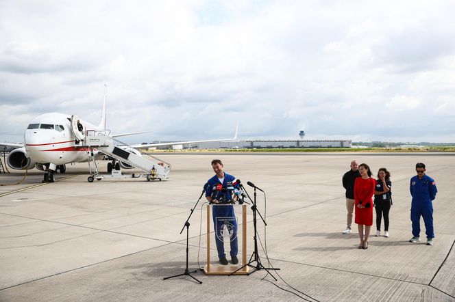 Powitanie Sławosza Uznańskiego-WIśniewskiego w Kolonii