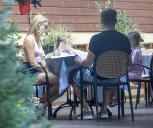 Agnieszka Kaczorowska i Marcin Rogacewicz wybrali się na rowery 