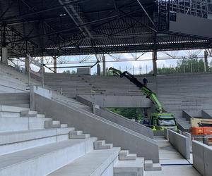 Nowy stadion GKS w Katowicach. Budowa