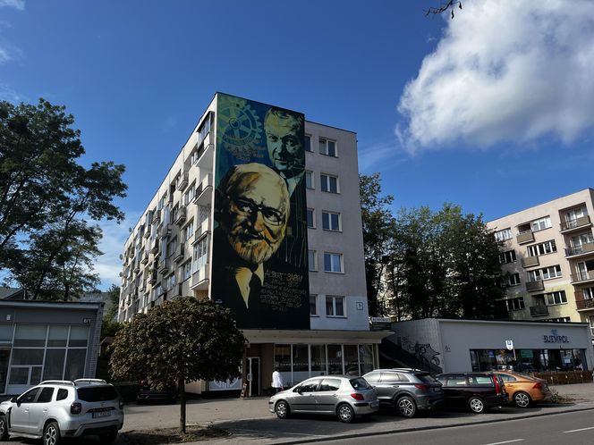 Nowy mural przy Marii Skłodowskiej-Curie 8 w Białymstoku