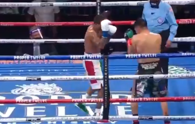 Brutalny nokaut w walce Gervonta Davis - Leo Santa Cruz