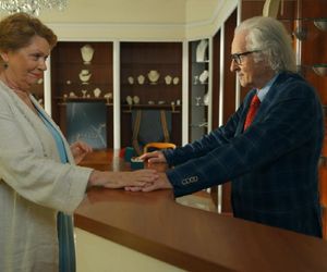 Barwy szczęścia odc. 3122. Józefina Rawiczowa (Elżbieta Jarosik), jubiler Mateusz (Wojciech Gałziński)