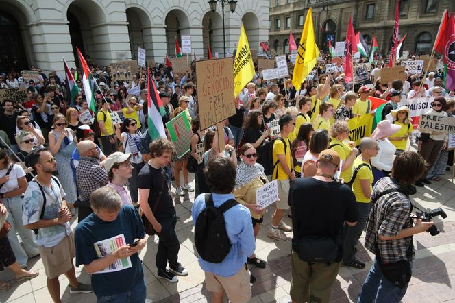 Marsz dla Palestyny przeszedł w niedzielę, 17 sierpnia ulicami Warszawy