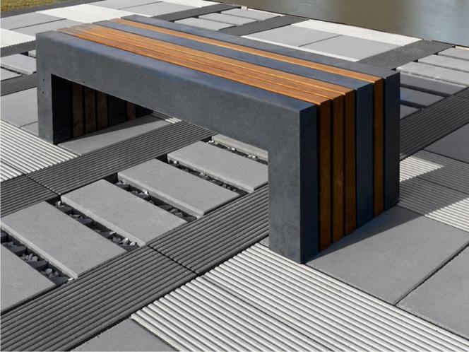 betonowa płyta tarasowa Modern Line Style, Cube, ecoSold