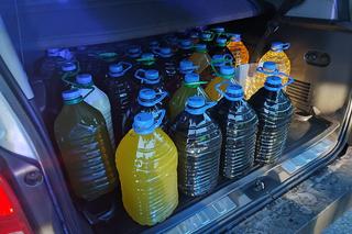 Nielegalny alkohol w samochodzie