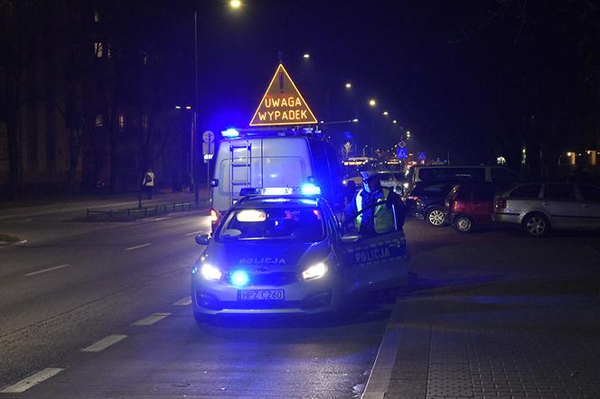 Potrącenie pieszej na ul. Szaserów