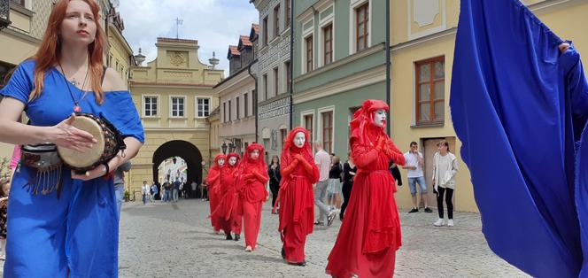 Wdowy milcząco przeszły przez Lublin. Był to protest przeciwko budowie kopani węgla przy Poleskim Parku Narodowym