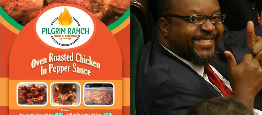 Godson handluje kurczakami w Nigerii
