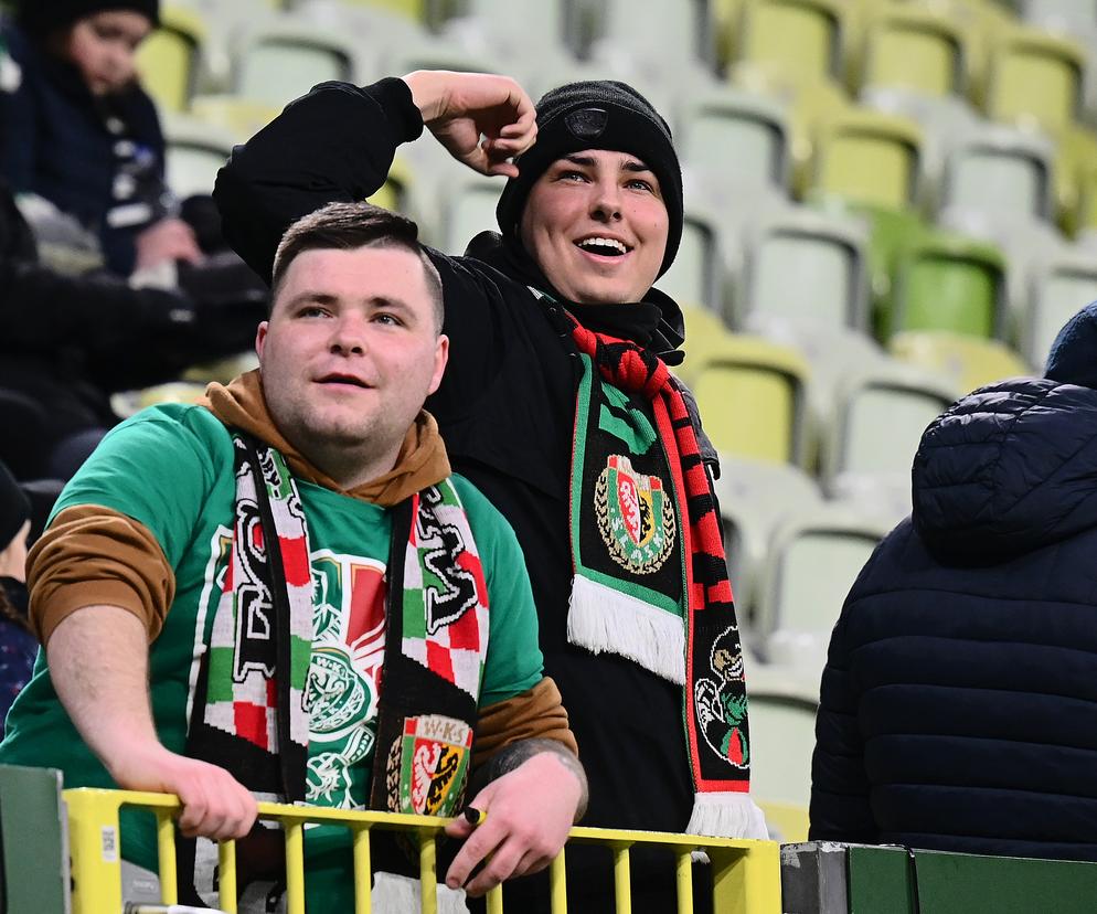 Kibice na meczu Lechia - Śląsk