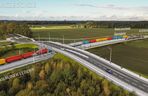Wizualizacja modernizacji linii kolejowej 230 i budowy jej nowej części do elektrowni jądrowej w gminie Choczewo