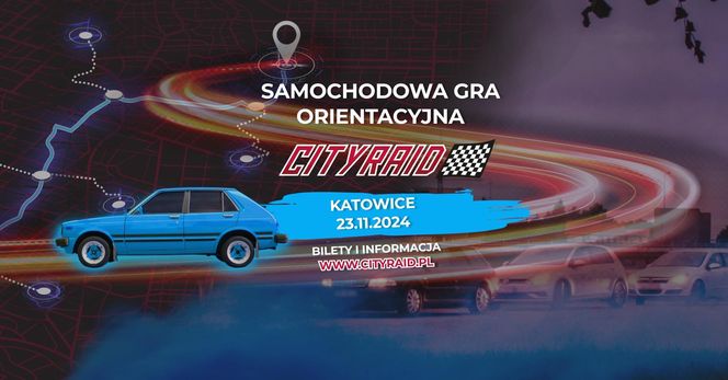 Samochodowa gra orientacyjna CITYRAID - sobota 23 listopada