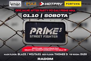 GALA PRIME MMA: oficjalne afterparty w Lemonie!