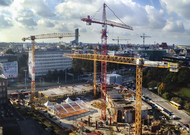 Nowa inwestycja we Wrocławiu - budowa Ovo Wrocław, październik 2014