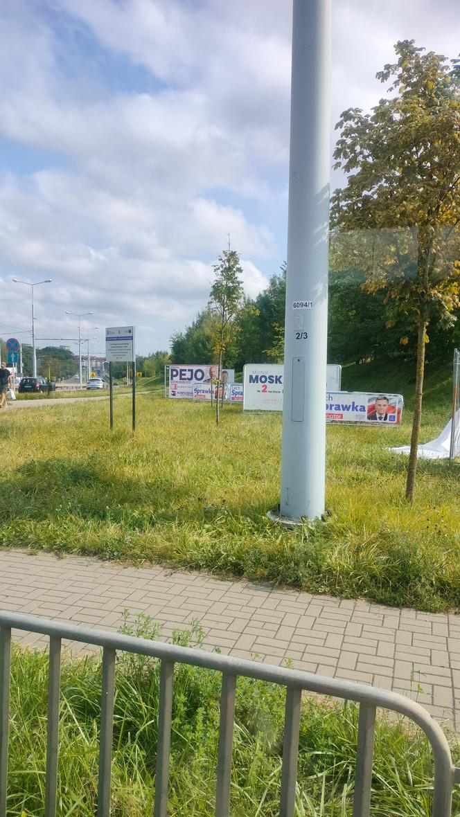 Wyborcze banery w Lublinie. Część jest już zniszczona [GALERIA]