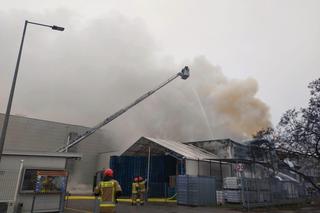 Pożar w fabryce w Nowym Dworze Mazowieckim! Strażacy walczą z żywiołem