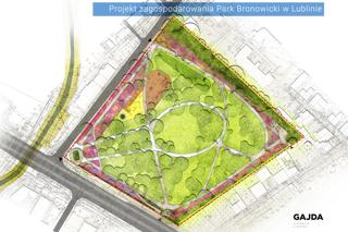 Wizualizacje Parku Bronowickiego po przebudowie