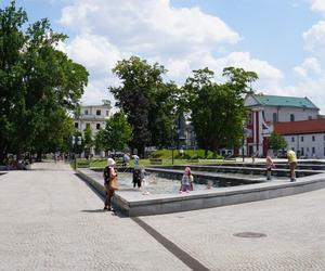 Upał w centrum Lublina