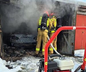 Tragiczny pożar w Jaworznie. W garażu zginął mężczyzna