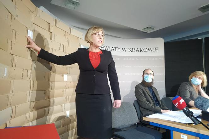 Barbara Nowak spotkała się z mediami. Krytykowała polityków opozycji i broniła Lex Czarnek