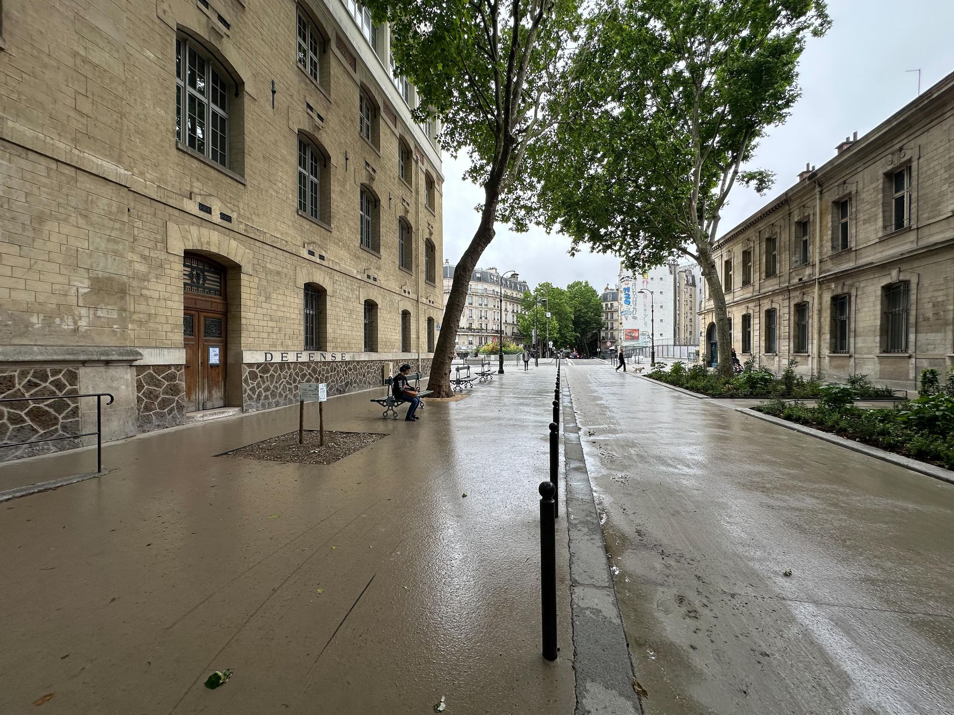 Szkolne ulice w Paryżu