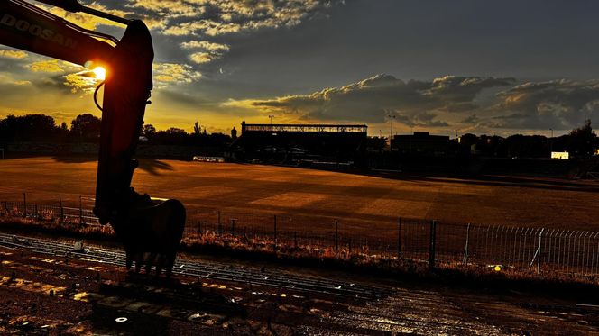 Stadion Ruchu Chorzów przechodzi do historii. Trwa rozbiórka legendarnej trybuny