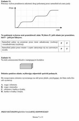 Próbny EGZAMIN GIMNAZJALNY grudzień 2011 - PRZEDMIOTY PRZYRODNICZE: Biologia, chemia, fizyka, geografia: jakie były PYTANIA, ARKUSZE, ODPOWIEDZI, PRZECIEKI