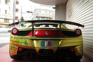 Ferrari 458 Spider Golden Shark