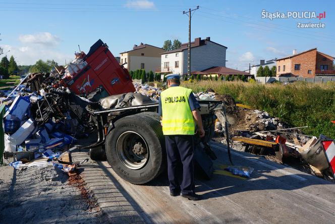 Wypadek w Zawierciu