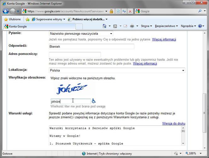 Jak założyć konto w usłudze Gmail
