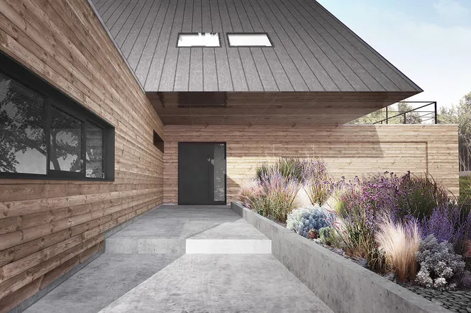 Małopolska Chata Podcieniowa od BXB Studio