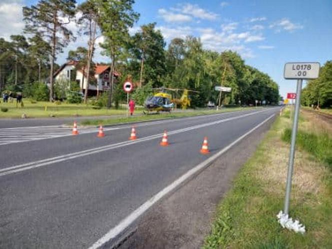 Fatalny wypadek pod Lesznem! Trzy osoby ranne. Śmigłowiec zabrał 42-latka [ZDJĘCIA]