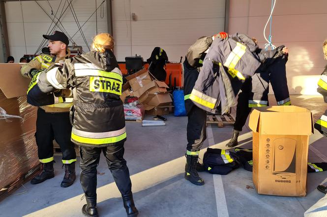 Warmińsko-mazurscy strażacy pomagają Ukraińcom