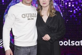 Filip Gurłacz z żoną