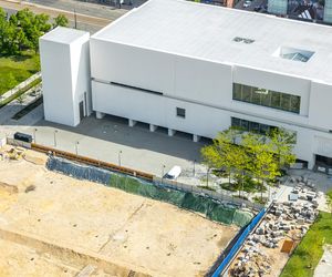 Plac Centralny w Warszawie pod koniec budowy