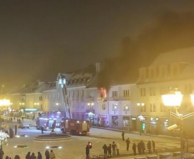 Pożar mieszkania w centrum Białegostoku