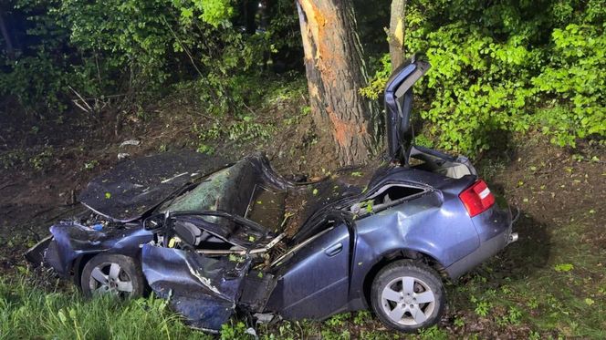 Śmiertelny wypadek na DK63 w powiecie siedleckim 