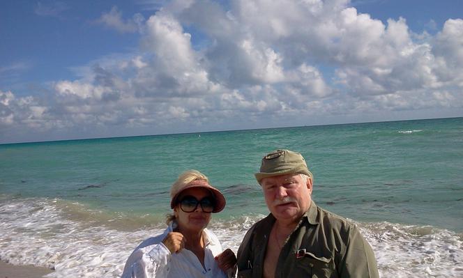 Lech Wałęsa wakacje w Miami