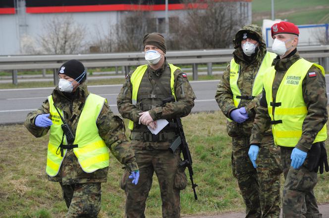 Kontrole graniczne na przejściu w Kołbaskowie