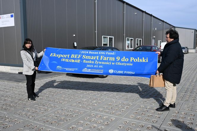 Nowoczesny kontener stanął koło Olsztyna. Wyhodują w nim warzywa bez gleby