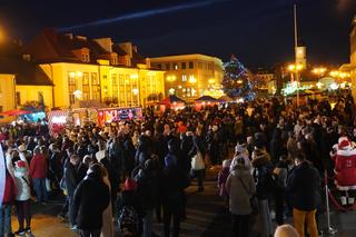 Ciężarówka Coca-Coli w Białymstoku, 20 grudnia 2023