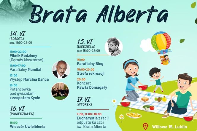 Pod skrzydłami Brata Alberta - plakat wydarzenia